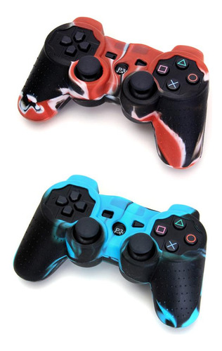 2 Fundas Protectoras De Silicona Para Sony Ps2 Ps3