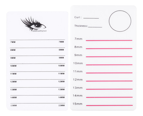 Lápiz Acrílico Para Pestañas Lash Grafting Palet, 2 Unidades