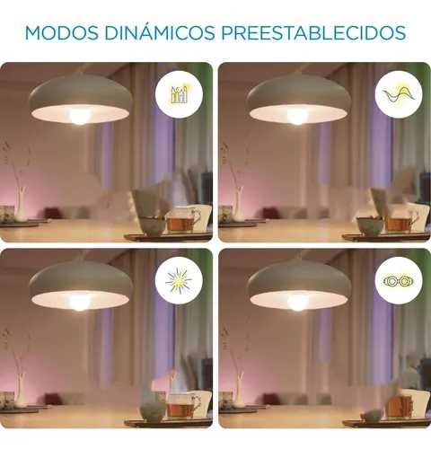 Bombillo Led Wiz Wifi 6w E26 X3 Unidade Luz Calida