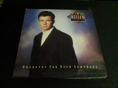 Rick Astley Whenever You Need Somebody Lp Vinilo Rock