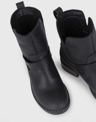 Imagen 2 de 7 de Botas De Cuero Mujer Jaspe Botineta