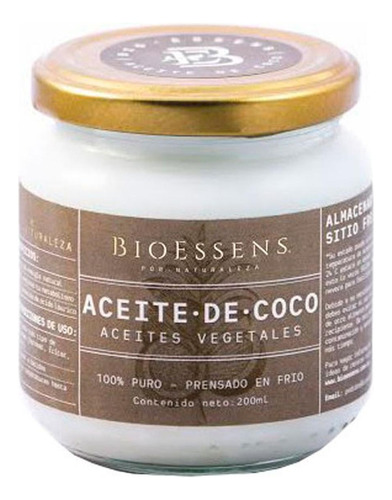 Aceite De Coco X 200 Ml - Bioessens