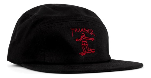 Thrasher Skateboard Magazine 5 Paneles Strapback Camp Hat