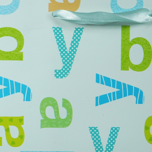 Imagem 3 de 5 de Sacola De Papel Para Loja Infantil E Chá De Fralda Baby M