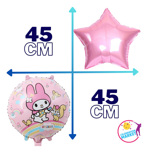 Kit Globos Hello Kitty My Melody