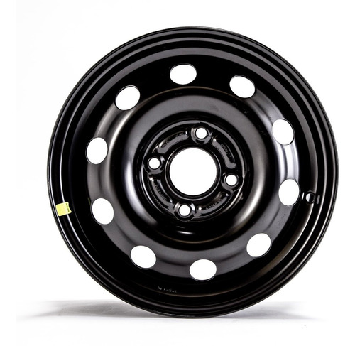 Rin Acero Ford Ka R14x5.5 Negro Mate Hueco Ovalados