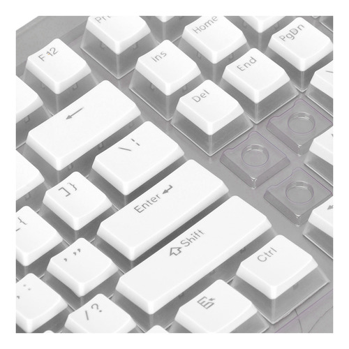 Teclado Mecánico: Abs, 108 Teclas, Doble Capa, Dos