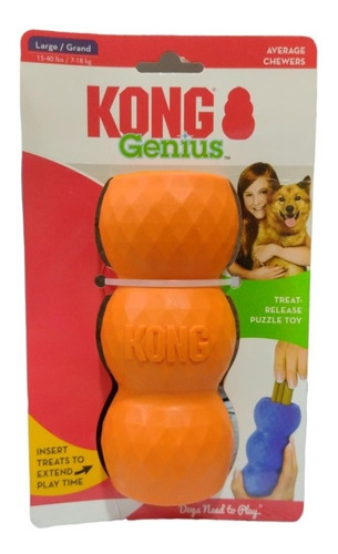 Kong Juguete Genius Mike Rellenable Para Perros  Large 