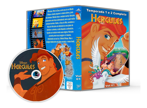 Dvd Hercules Serie Animada Com Filme