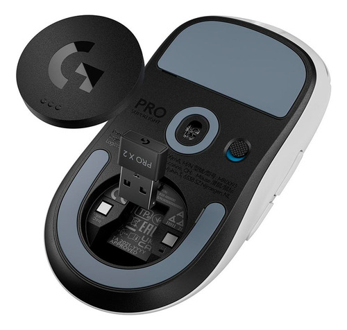 Mouse Gamer Sem Fio Logitech G Pro X Superlight 2 Usb Branco