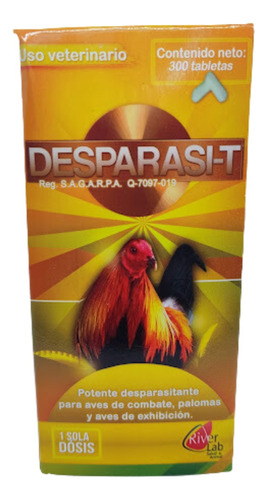 Desparasit 300 Tab Desparasitante Gallo Gallina Pollo 