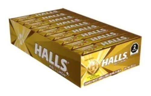 Halls Sabores Extra Strong 18 Piezas Sabor Menta Frescura 