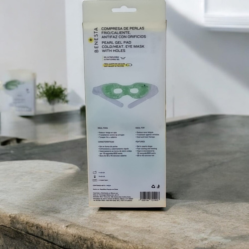 Compresa Frio/caliente Antifaz Con Orificios Benesta Alivio