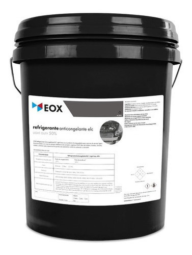 Refrigerante Coolant Elc 30% Servicio Ligero Rojo Eox 20 L