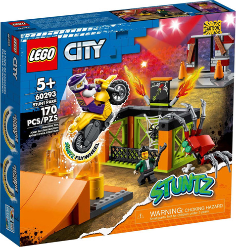 Lego® City: Stunt Park Moto Acrobatica Con Rampa #60293 