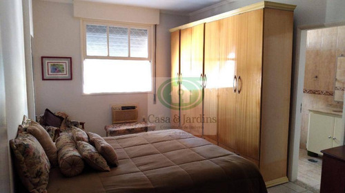 Imagem 11 de 22 de Embaré, À 1/2 Quadra Da Praia E Av. Epitácio Pessoa. Amplo Apto C/ 168,00 M2 - Santos - Ap4684