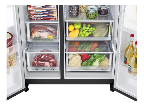 Refrigerador Side By Side LG 598 L No Frost Modelo Ls66sxtc