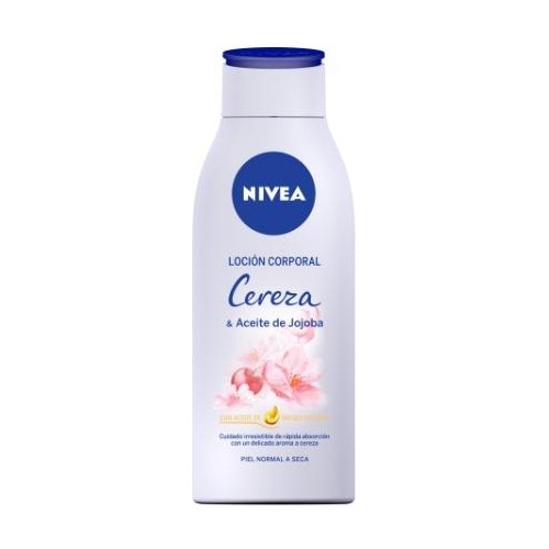 Crema Nivea Corporal Body Senses Cereza 400 Ml