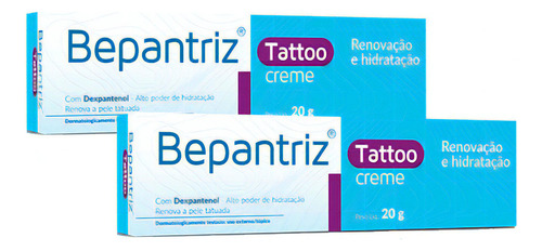 Hidratante Bepantriz Tatuagens Dermatológico 40g Momento De Aplicação Dia/noite Tipo De Pele Todo Tipo De Pele