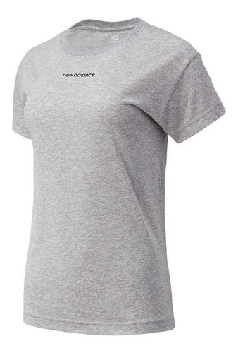 Camiseta New Balance Relentless Crew Para Mujer-gris