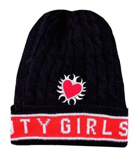 Gorro Trenzado Corazón Footy Original -invierno Tejido. Vaj 