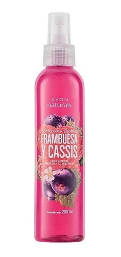 Avon Naturals Splash Frambuesa Y Cassis - L a $100