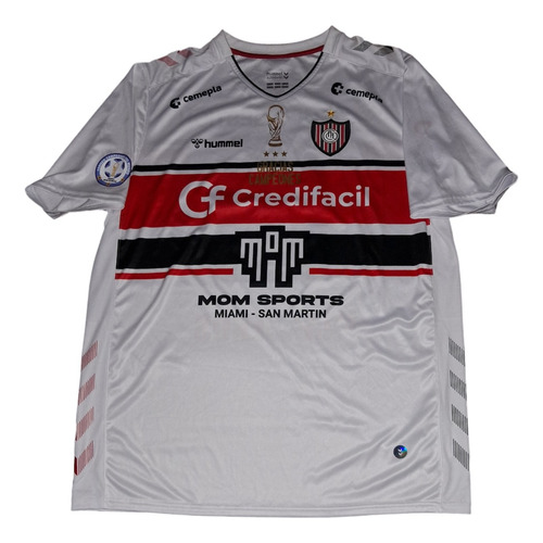 Camiseta De Chacarita Juniors 2023 Hummel #10 Y Parches 