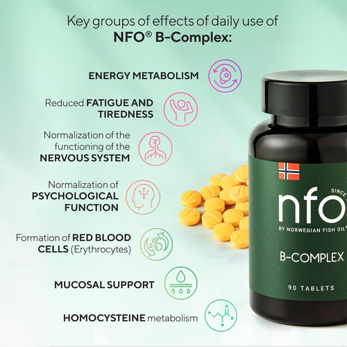 Nfo Multivitamínico Complejo Vitaminas B Alta Dosis Noruega