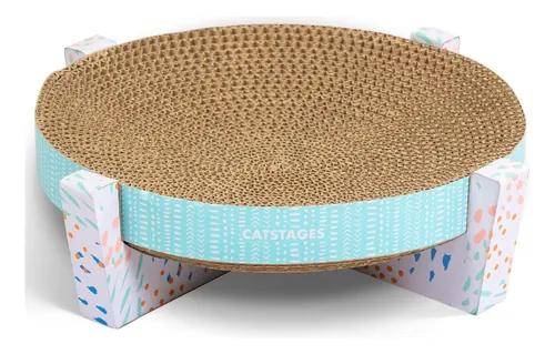 comprar Scratch, Snuggle & Rest Corrugated Cat Scratcher Con Hierba 