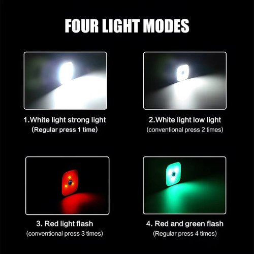 Lámpara De Cabeza Led Cob Recargable Usb 3 Fuentes De Luz