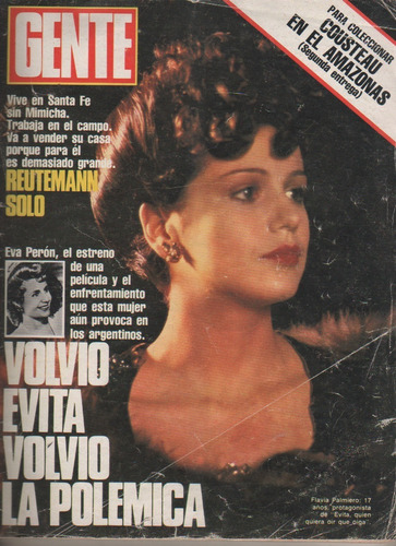 Revista Gente Nº 980 - A Andre, M Casan , Flavia  - Año 1984