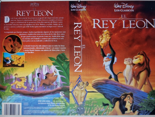 Vhs  El Rey León. Original Disney Classics. Excelente Estado