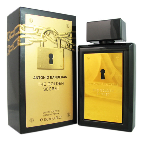 Edt 3.4 Onzas The Golden Secret Por Antonio Banderas Para