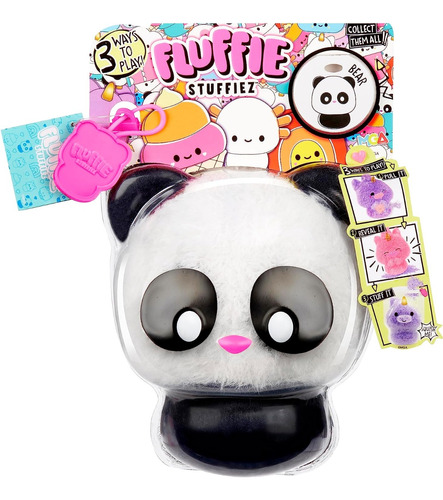 Fluffie Stuffiez Panda  - Peluche Coleccionable 