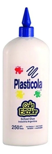 Adhesivo Vinilico Plasticola X 250 Grs. Cola Escolar