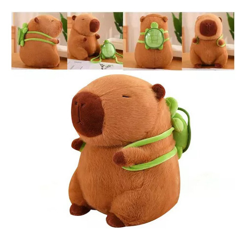 Mochilas De Peluche De Capibara Y Tortuguitas