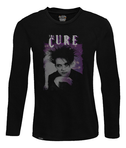 Camiseta Manga Larga Hombre The Cure Banda Rock Lbo2