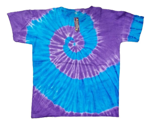 Remera Batik Tie Dye Hippie 100% Algodón Artesanal Unisex