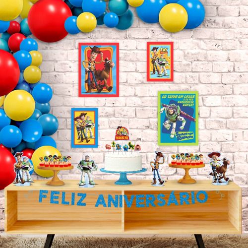 Kit Festa Fácil Toy Story - Decoração De Aniversário