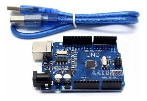 O Arduino Uno R3 Smd compatível com o Arduino Ide