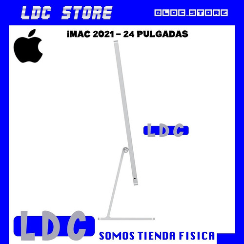 Imagen 3 de 5 de Apple Nueva iMac 24 2021 Chip M1 8gpu 8nucleo 8gb Ssd256gb