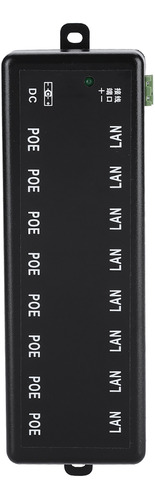 Adaptador Poe Dc12v48v 8 Interfaces Alimentación Pasiva