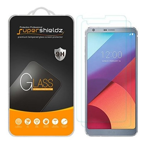 Protector De Pantalla, Supershieldz (2 Pack) Para LG Y LG G6