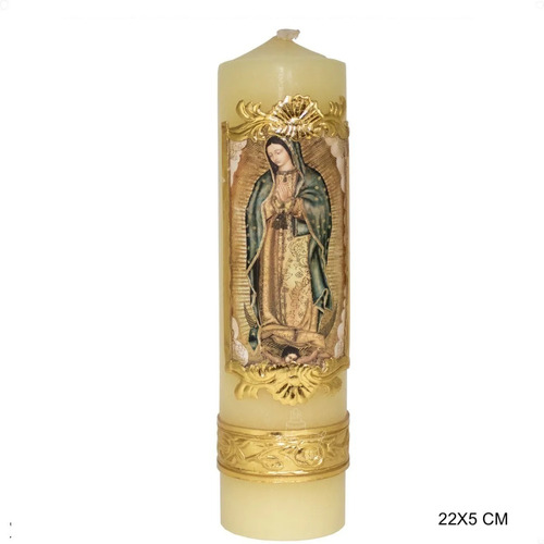 Cirio O Vela De Oración Virgen De Guadalupe