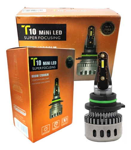 X2 Ampolleta Mini Turbo Led T10 Potente 12000lm 9005/hb3