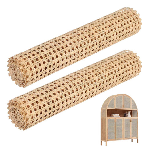2 Pcs Rollo Cincha De Ratán De Caña Para Manualidad,mueble
