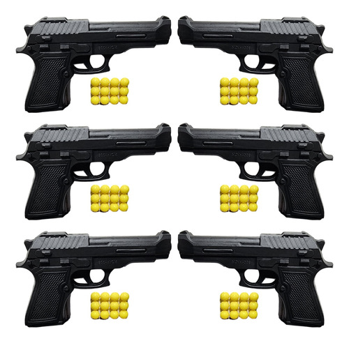 Arma Pistola Revolver Con Balines Juguete Regalo Souvenir X6