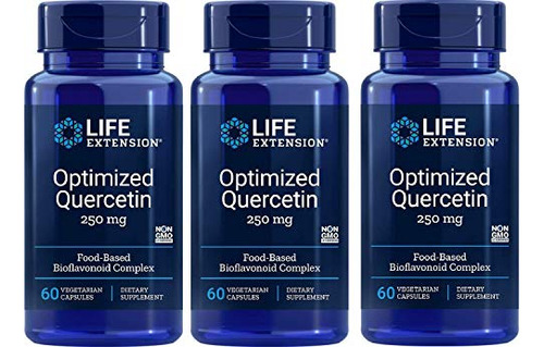 Capsulas De Quercetina Optimizadas Life Extension