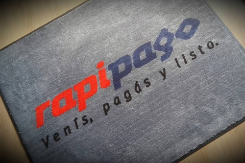 Tapete De Interior Logo Personalizado Felpudo 0.40 X 0.60