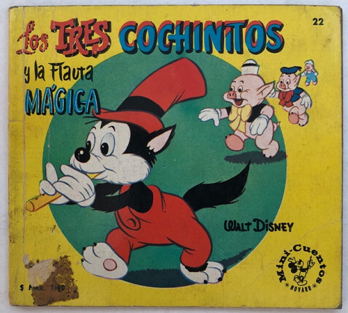 Los 3 Cochinitos Y La Flauta Magica Mini Cuentos Novaro 1966